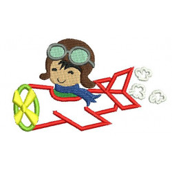 Stickmuster - Future Pilot 2